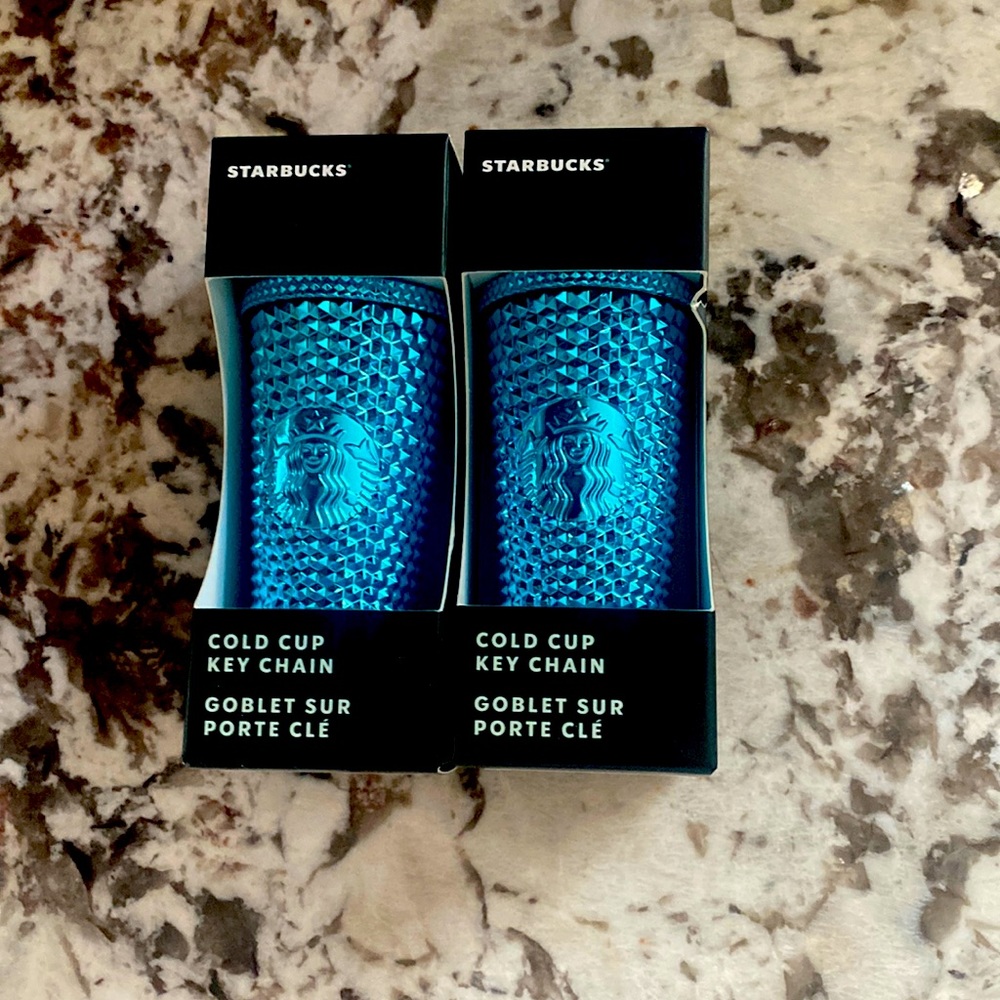 2 Starbucks key chains